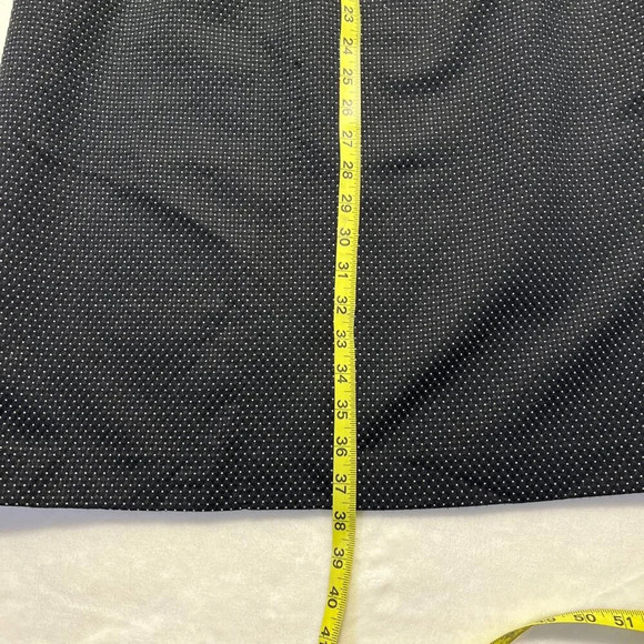 ANN TAYLOR LOFT Sheath Dress Black with White Design SIze 12 - Picture 4 of 9